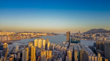 12 Mart 2024 'te Ho Man Tin, Hung Hom' da bir yamacın zirvesine inşa edildi.