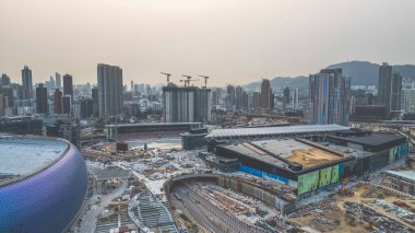 March 17 2024 development of Kai Tak Airport, Kowloon city, Hong Kong clipart