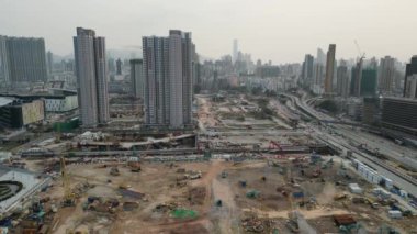 Hong Kong - 17 Mart 2024: Kai Tak Havaalanı, Kowloon Bölgesi 