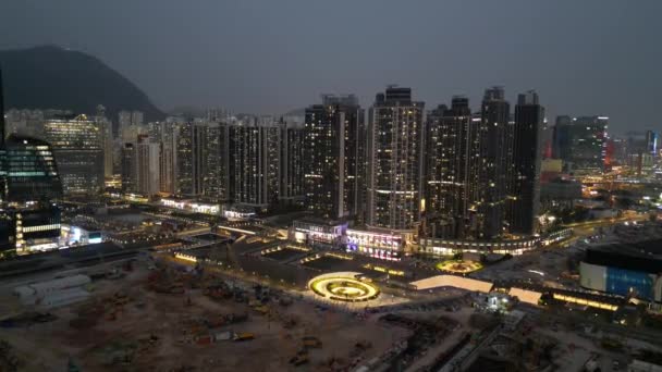 Гонконг Марта 2024 Года Воздушный Вид Восточную Дорогу Принца Эдуарда — стоковое видео