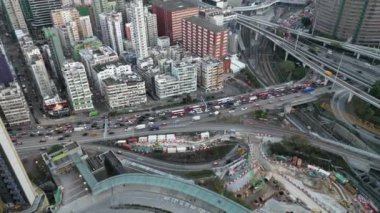 Hong Kong - 12 Mart 2024: Chatham Road North, Hung Hom, HK