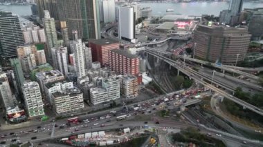 Hong Kong - 12 Mart 2024: Chatham Road North, Hung Hom, HK