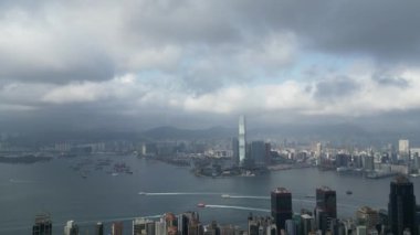 Hong Kong - 23 Mart 2024: Sai Wan ve Mid Levels binaları  