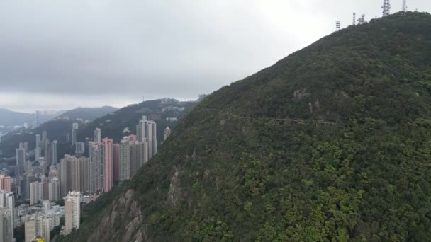 Hong Kong Marzo 2024 Ruta Lugard Road Lookout — Vídeos de Stock