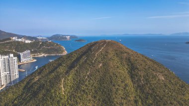Hong Kong 'daki Johnston Dağı manzarası.