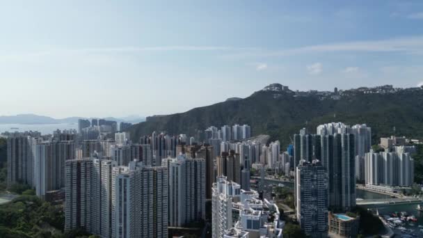 Гонконг Марта 2024 Года Воздушный Вид Южный Округ Прибрежное Очарование — стоковое видео