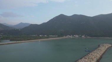 Nam Chung, Hong Kong 'un hava görüntüsü. 