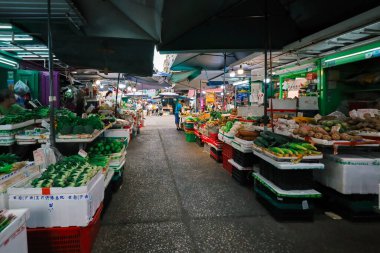 the location of Yau Ma Tei Market, hk April 3 2024 clipart