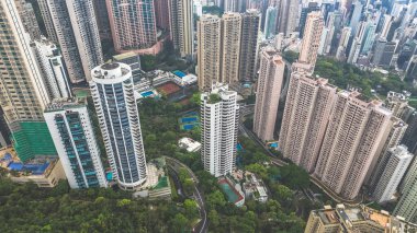 5 Nisan 2024 Hong Kong 'da orta düzey yerleşim yerleri