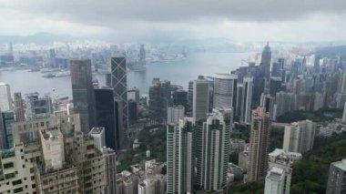 HONG KONG - 5 Nisan 2024 Finansal ve ticari iş binaları