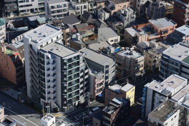 Tokyo Gökyüzü Ağacı ile Tokyo Skyline, Oshiage Bölgesi, 30 Kasım 2023