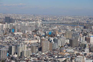 Tokyo Gökyüzü Ağacı ile Tokyo Skyline, Oshiage Bölgesi, 30 Kasım 2023