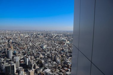 Tokyo şehrinin Tokyo Skytree, Oshiage 30 Kasım 2023 manzarası