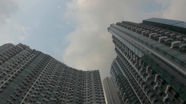 Hong Kong Április 2024 Alsó Kilátás Apartmanok Cheung Sha Wan — Stock videók
