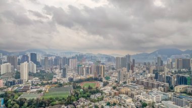 Kowloon Tong şehir manzarası, 19 Nisan 2024