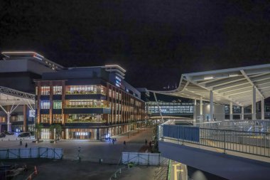 11 Mayıs 2024 Nagasaki istasyonu ve alışveriş merkezi. Japonya, Nagasaki 'deki ana istasyonlardan biri.