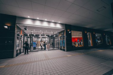 11 Mayıs 2024 Nagasaki istasyonu ve alışveriş merkezi. Japonya, Nagasaki 'deki ana istasyonlardan biri.