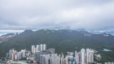 Aberdeen ve Ap Lei Chau bölgesi 11 Haziran 2021 'de Hong Kong' da görüldü.