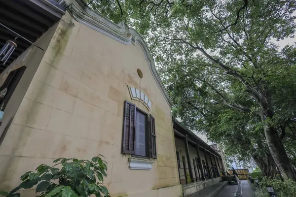 stock image June 6 2024 the heritage site of Old Tai Po Police Station