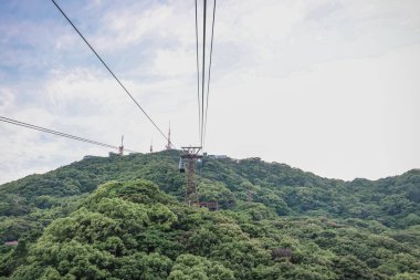 13 Mayıs 2024 Japonya 'daki Inasayama Dağı' ndan Nagasaki şehri.