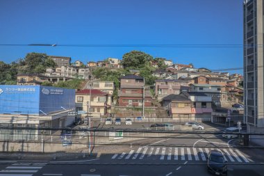 16 Mayıs 2024 Şehir Trenle Yolculuk Sahnesi, Fukuoka Japonya