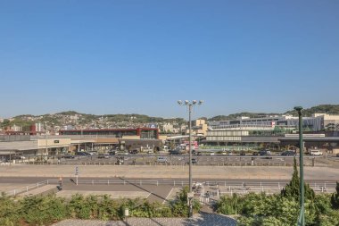 16 Mayıs 2024 Şehir Trenle Yolculuk Sahnesi, Fukuoka Japonya