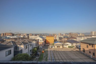 16 Mayıs 2024 Şehir Trenle Yolculuk Sahnesi, Fukuoka Japonya