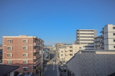 16 Mayıs 2024 Şehir Trenle Yolculuk Sahnesi, Fukuoka Japonya