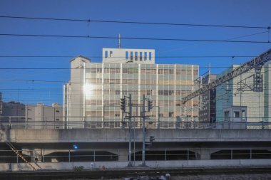 16 Mayıs 2024 Şehir Trenle Yolculuk Sahnesi, Fukuoka Japonya