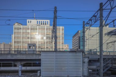 16 Mayıs 2024 Şehir Trenle Yolculuk Sahnesi, Fukuoka Japonya