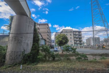 16 Mayıs 2024 Şehir Trenle Yolculuk Sahnesi, Fukuoka Japonya