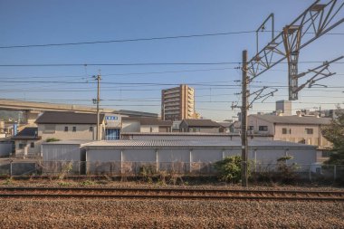 16 Mayıs 2024 Şehir Trenle Yolculuk Sahnesi, Fukuoka Japonya