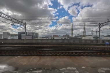 16 Mayıs 2024 Şehir Trenle Yolculuk Sahnesi, Fukuoka Japonya