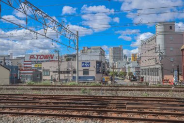 16 Mayıs 2024 Şehir Trenle Yolculuk Sahnesi, Fukuoka Japonya