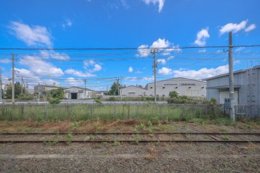 16 Mayıs 2024 Şehir Trenle Yolculuk Sahnesi, Fukuoka Japonya