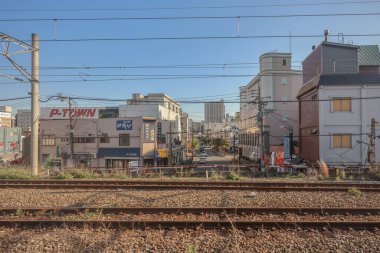 16 Mayıs 2024 Şehir Trenle Yolculuk Sahnesi, Fukuoka Japonya