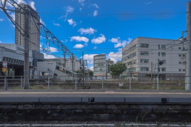 16 Mayıs 2024 Şehir Trenle Yolculuk Sahnesi, Fukuoka Japonya