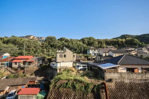 Stock image May 16 2024 City Views Train Ride Travel Scenery, Fukuoka japan