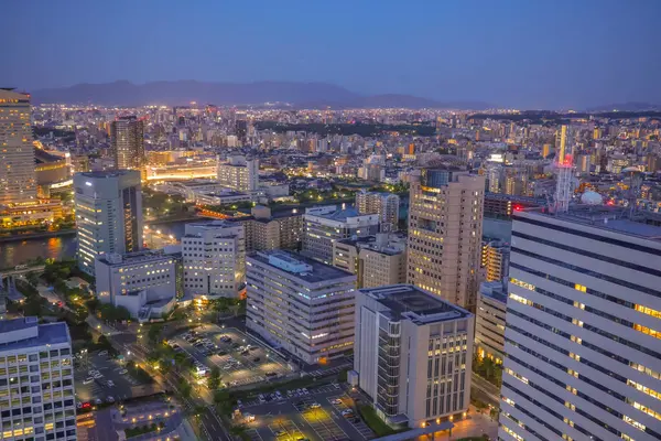 stock image Twilight Over Fukuoka City, Peaceful Fukuoka Skyline May 16 2024