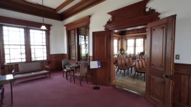 Japonya - 17 Mayıs 2024: Yanagawa Ohana 'nın iç dekorasyonu