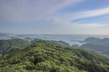 13 Mayıs 2024 'te Japonya' da Kyushu 'daki mont Inasayama Gözlemevi.