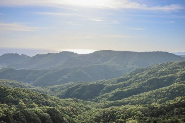 13 Mayıs 2024 'te Japonya' da Kyushu 'daki mont Inasayama Gözlemevi.