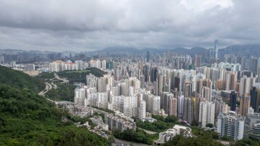 Hong Kong şehri, 18 Haziran 2024 Kowloon Wes şehri.