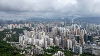 Hong Kong şehri, 18 Haziran 2024 Kowloon Wes şehri.