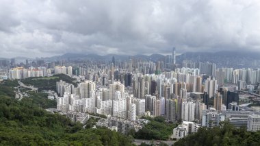 Hong Kong şehri, 18 Haziran 2024 Kowloon Wes şehri.