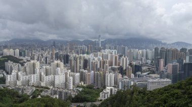Hong Kong şehri, 18 Haziran 2024 Kowloon Wes şehri.