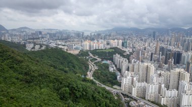 Hong Kong şehri, 18 Haziran 2024 Kowloon Wes şehri.