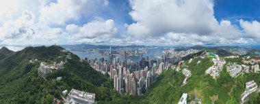 24 Haziran 2024 Hong Kong Büyüleyici Panoramik Manzarası