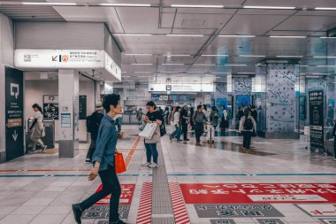 Fukuoka Bustling Transport Hub, Architectural Landmark May 14 2024 clipart