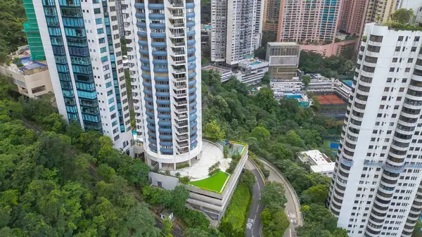 stock image June 24 2024 the central district Panoramic View of Hong Kong